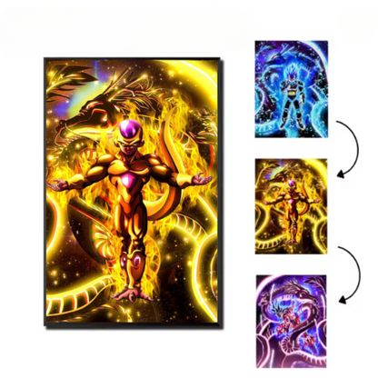 Póster Lenticular de Dragon Ball 3D